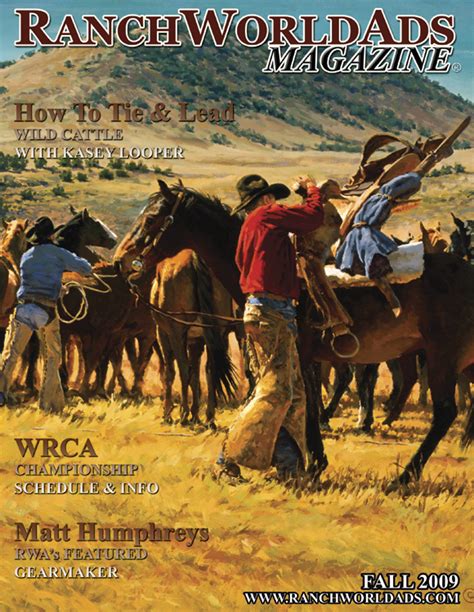 RanchWorldAds Magazine is a magazine for cowboys not just about cowboys. . World ranch ads